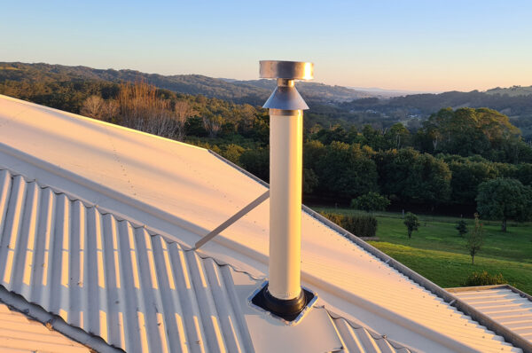 log burner flue kit