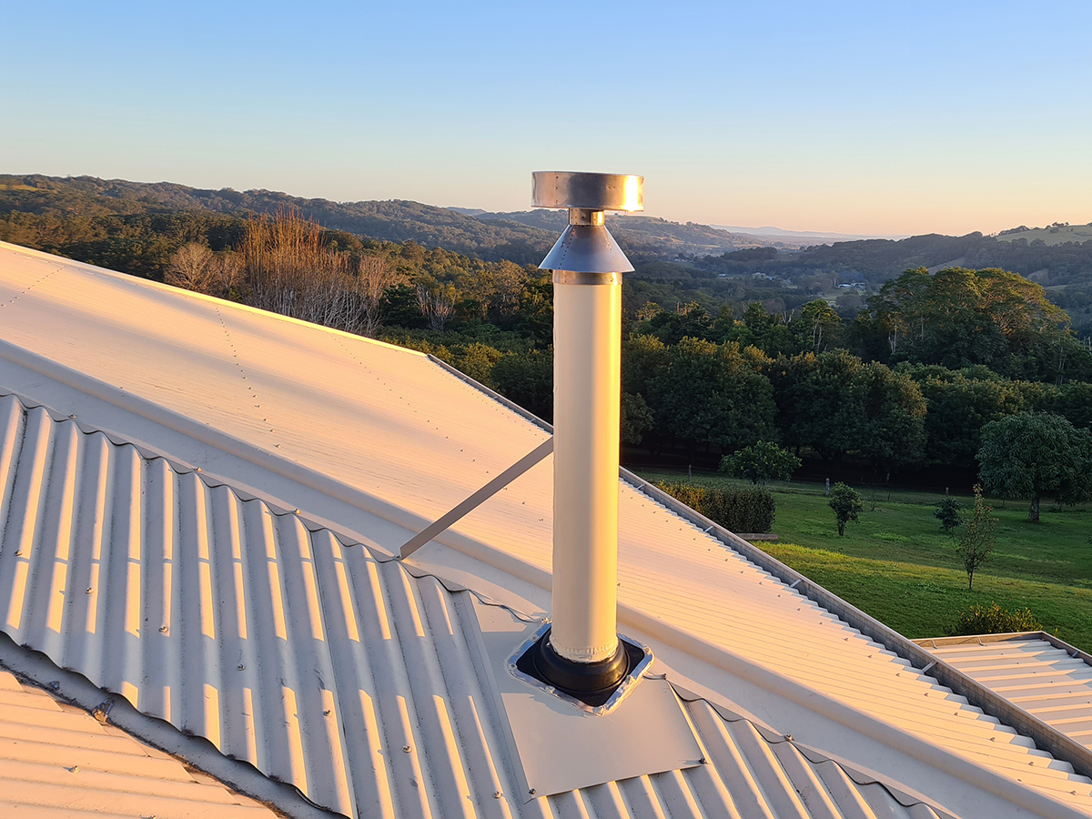 log burner flue kit