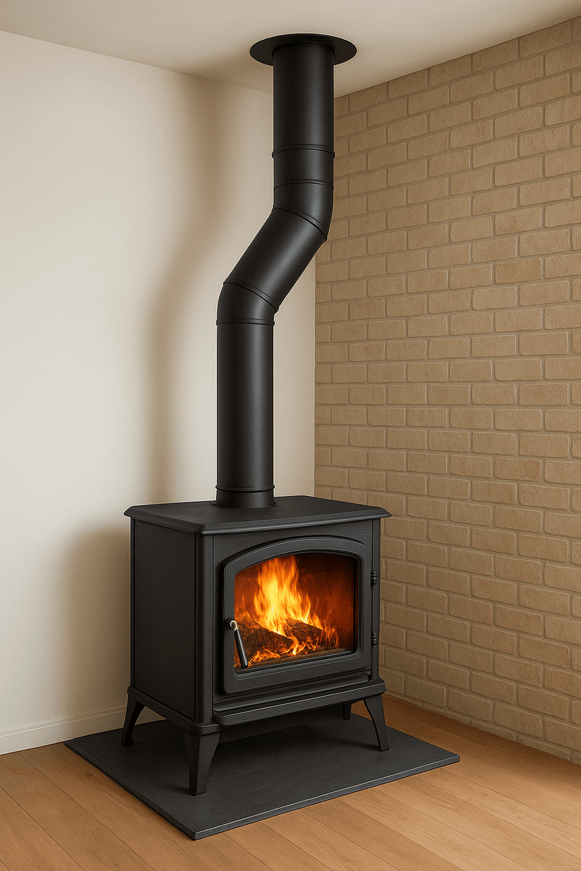 wood burner flue pipe