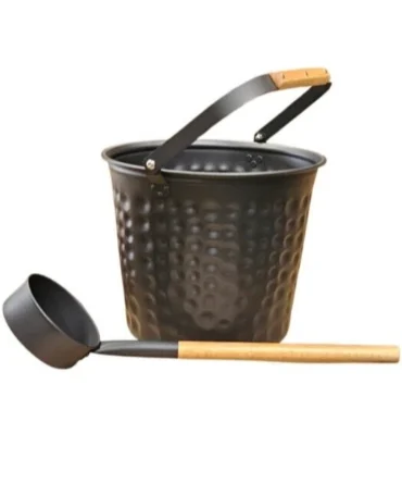 WATER BUCKET AND LADDLE, BEST QUALITY, FOR SAUNA.