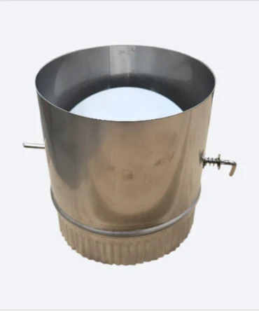 5" WOOD HEATER FLUE Spring DAMPER FULL STAINLESS 125mm